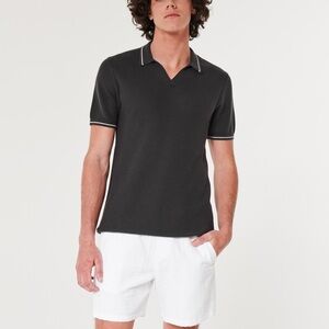 Hollister Crisp Seersucker Fabric White Casual Shorts